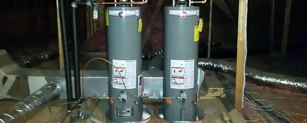 Tankless water heater installation for home hot water in Greenville, NC